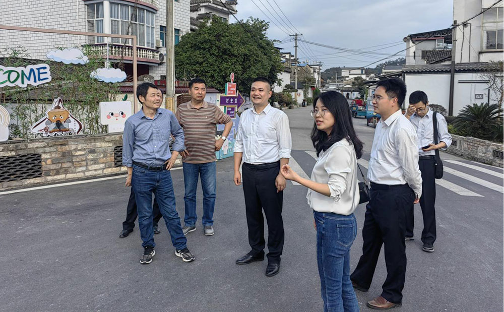 旌德縣旅游發展有限公司一行來屯考察