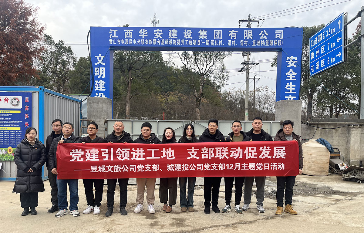 黨建引領進工地，支部聯動促發展
