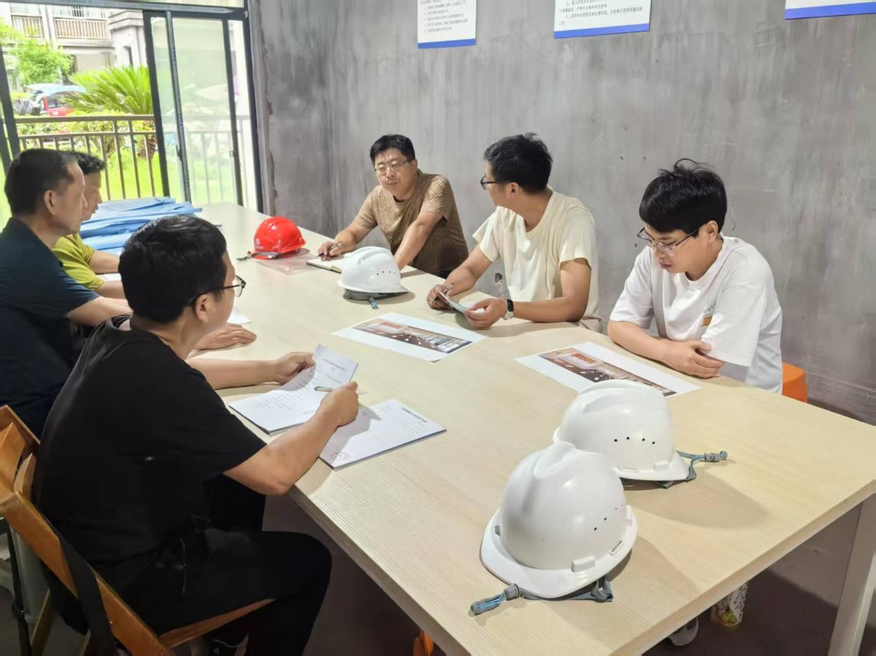 百鳥亭幼兒園建設項目組織開展2025年安全生產月隱患排查工作