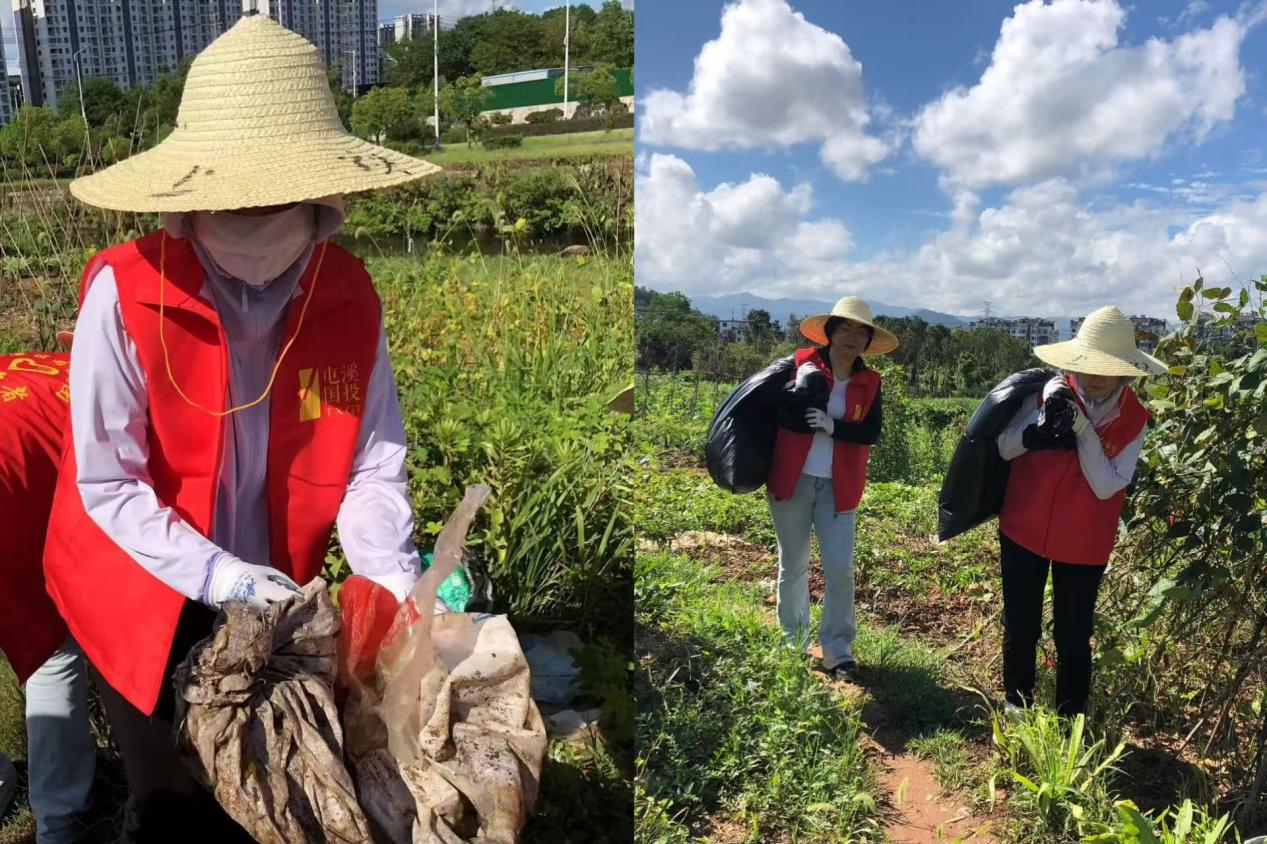 屯溪區國投集團開展“黨員先行扮靚家園 攜手共治美好環境”“學紅色精神 幫集體發展 創文明鄉村”等主題黨日活動
